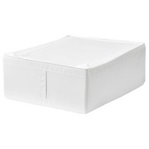 이케아 스쿠브 수납박스 화이트 44x55x19cm 폴리에스테르100%, 상세설명 참조, 없음