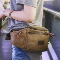 아메카지 가방 크로스백 웨이스트백 빈티지한 컬러감 [SN:6F44C0#707], 커피