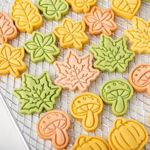 호박모형 할로윈 인테리어 소품 새로운 가을 비스킷 금형 메이플 리프 버섯 팜 과일 호박 쿠키 커터 diy 3d 추수 감사절 만화 잎 베이킹 도구, e2597