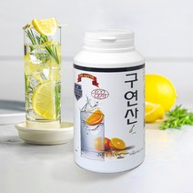 오스트리아산 무수 식용 구연산 유기농 원료 제품, 500gx1개