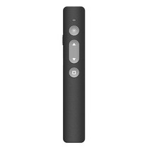 New Presentation Clicker Wireless Presenter Pointer N35 RF 2.4GHz PPT Slide Advancer USB Remote Cont, CHINA_Black