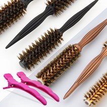 가르미르 포킹 돈모 & 세라믹(열판) 헤어 롤 브러쉬+집게핀 2개, 포킹 돈모 #3호