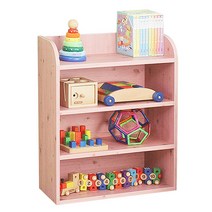 스텔홈 드미엘 DIY 4단 슬림 책장 (국내제조), 인디핑크