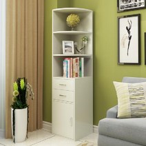 코너장 거실 다용도 책장 원룸 인테리어 원룸 틈새수납장 공간활용 인테리어 방꾸미기, H