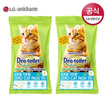 LG유니참 감자&냄새 Zero 캣패드네츄럴가든향 10p x 2개, 단품