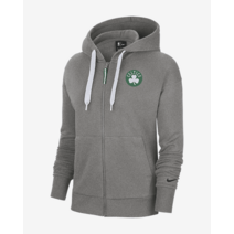 우먼 나이키 보스턴 셀틱스 에센셜 NBA 풀지퍼 후드 CN1298-063 다크그레이 헤더 블랙 클로버 그린 후디집업 후드집업 긴팔집업 트레이닝 운동복