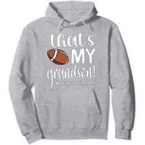 Proud Grandma Of A Football Player 835428 내 손자 자랑스러운 축구 할머니 풀오버 후드티