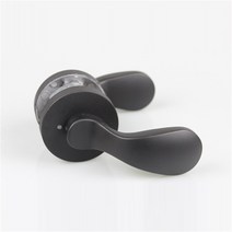 3100L 몽돌 블랙 푸시버턴형 goodlock 방문잡이 손잡
