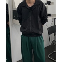 스트링 후드 윈드브레이커 자켓 3color 바람막이 후드 오버핏 트렌디 점퍼 재킷 코디