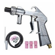 샌드 블라스트 건 쇼트기 고압 에어 샌딩기 녹 제거 표면 분사기 모래 블러스트 브라스트 S1206 139 국경 간 뜨거운 판매 소형 휴대용 공압 샌드 블라스팅 총 휴대용 공압 녹 제거 총 도구 세트 다이아몬드 모래 총, Mingtie 샌드블라스팅 건   4.5M.5M.7M