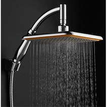 욕실샤워기 절수샤워헤드 수직 수압 호텔식 넓은 사각 샤워기헤드 샤워기해드, 1개