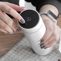NS LED LED텀블러 개업답례품 고급스런텀블러 깔끔한디자인 304 460ml, 상품선택, LED텀블러_블랙