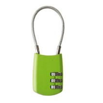 에코상사 와이어 3단 번호 자물쇠, 2개