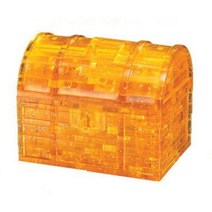 3D크리스탈 입체퍼즐-Treasure Box G (보석상자 골드) 52조각