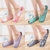 어린이집 퀼트 면 슬리퍼 누빔 쿠션덧신 거실화 쿠션 서빙화 편안한 유치원 귀여운 땡땡이, 7핑크땡땡이, 1개