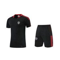 맨유 블랙 반팔 트레이닝복세트 축구유니폼세트 E726