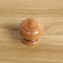 서랍장손잡이 우드원형손잡이 4p-223