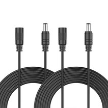 20m 15m 10m 5m 3M 2m 1m 55x21mm DC 전원 커넥터 잭 어댑터 리드 코드 12v 케이블 암 수 연장 외부 플러그
