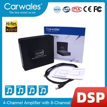 dsp앰프 카오디오앰프 자동차앰프 Carwales 오디오 전원 증폭기 오디오 4x80w 6 채널 31 eq pc 앱 wechat 애플릿 블루투스 다중 플랫폼 디버깅