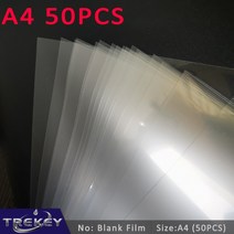 수전사 필름 카본 자동차 휠 50 개/몫 빈 물 잉크젯 프린터 A4 크기 수문 필름 장식 재료, 한개옵션0