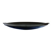 국내생산 길들인 주물팬 30cm 33cm 37cm 41cm 무쇠 고기 구이팬 가정 야외 그리들 캠핑그릴 삼겹살불판, 무쇠 전골팬37cm