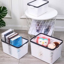 CTI295365다인가구 빨래 수납 정리 통풍 잘되는 바구니 특대형 이동식빨래바구니 플라스틱빨래바구니, 특대형 화이트