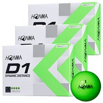혼마 골프 HONMA 2022년 D1 골프공 그린 FF BT2201 3개 BOX, 1개
