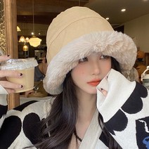 아리샵 포근포근 오브제 롤업 보닛스타일 버킷햇