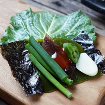 신통씨푸드 포항 구룡포 완전손질 꽁치 과메기 10마리 20쪽 야채해초세트(3~4인용)