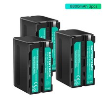 소니호환 PLM-100 CCD-TRV35 MVC-FD91 L10 2500C Z150 HXR-NX5C NX5R NX3 Z5C EA50 용 NP-F960 배터리 NP, 07 3Pps Battery