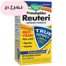 네이쳐스웨이 프리마도필러스 루테리 유산균 50억 30캡슐, 1개, 30정