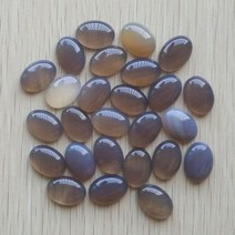 산호석 어항바닥재 돌 장식 패션 자연석 혼합 타원형 택시 카보 숑 비즈 보석 의류 도매, 회색 마노