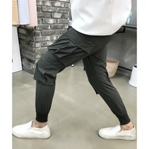 용된다 남성용 카고 조거 바지 빅사이즈