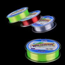 3중 고강도 100미터 나일론 낚시줄 라인 광어낚시 모노줄 선상갈치낚시채비, 낚시줄 레드3호