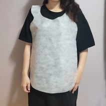 모올글래드 일회용 업소용 부직포 앞치마, 100개입