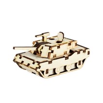 퍼즐피플 3D 영공방 배/비행기/자동차 입체퍼즐모형, 3D목재 달려라 K1전차, 1Ea