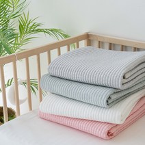 롤베이비 아기 유아 신생아 패드 면+인견 양면사용 사계절, 핑크