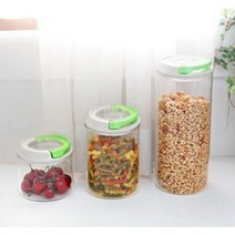 GY 이지락 다용도 밀폐용기 그린 500ml 1000ml 1800ml 3종