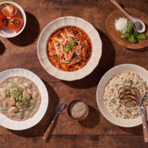 잇츠베러 셰프의 어스밀 채식 비건 도시락 파스타 크림리조또 뇨끼 펜네 한끼식사, 포르치니 크리미 리조또 240g