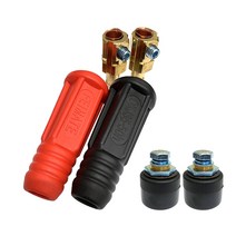 용접기잭 인버터 짹 5kw 케이블커텍터 용접기 커넥터 단자 인버터 아크 알곤 티그 플러그 단자, (2) 5kw 용접단자