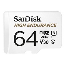 샌디스크 지넷시스템 드림아이 G-BLACK 알파 플러스 메모리카드 64G HIGH Endurance, 64GB