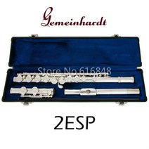 Gemeinhardt 2ESP C 튜닝 동고 은도금 플루트 브랜드 16키 폐공 악기 밴드