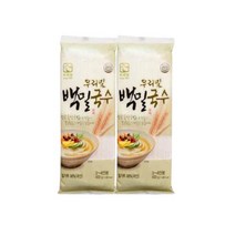 올가 우리밀 백밀국수 (400gX2) 건강한면 한끼식사 저녁메뉴 사리, 5세트