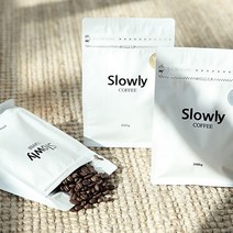 슬로울리 원두커피 200g 분쇄 핸드드립 원두콩 가루, 05.브라질 산토스 200g, 더치커피용(콜드브루)