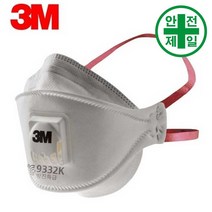방진마스크 3M-9332K+ (특급-10개입) 마스크 방독면 호흡보호구 1 2 특급 방진 흄, 10 ea/카톤
