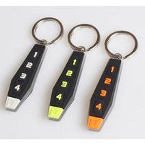 차량용 키홀더 프리 차넘버 차키 열쇠 고리 케이스, 야광