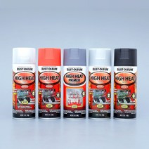 러스트올럼 하이히트 스프레이 페인트 자동차 바이크 용 내열기능 녹방지, 레드 (무광) - 248908