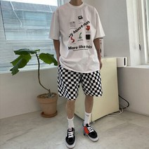 뉴메이드 / 여름 체스 체크 반바지