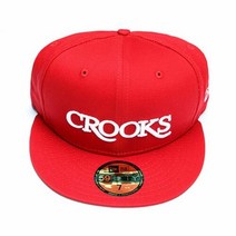 가방팝 크룩스앤캐슬 Cap Serif Crooks True Red