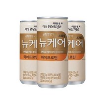 웰라이프 영양보충 대상웰라이프 뉴케어 하이프로틴 (200ml x 30캔) 고단백 간식 노인식 영양균형식 체중조절, 1set